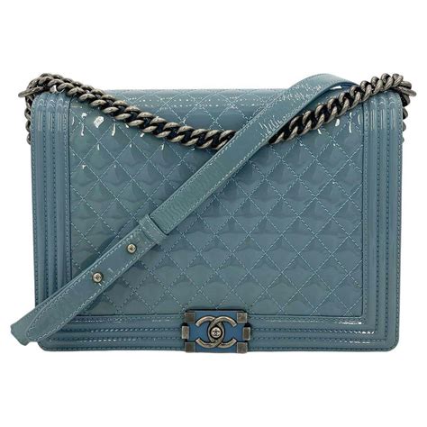 blue chanel boy|baby blue chanel boy bag.